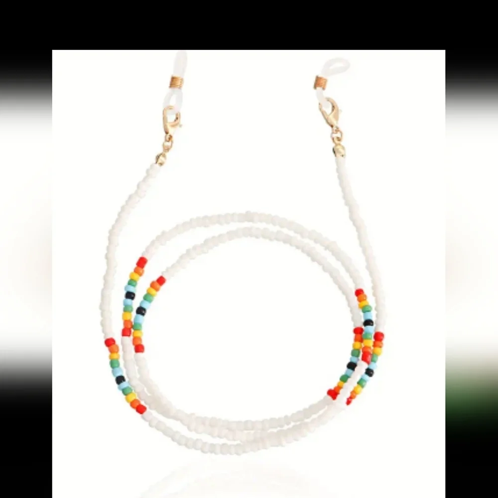 HANDCRAFTED GLASSBEAD/Chain BOHO EYEGLASS CHAIN